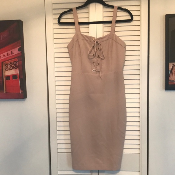 Taupe Dress - Picture 1 of 4